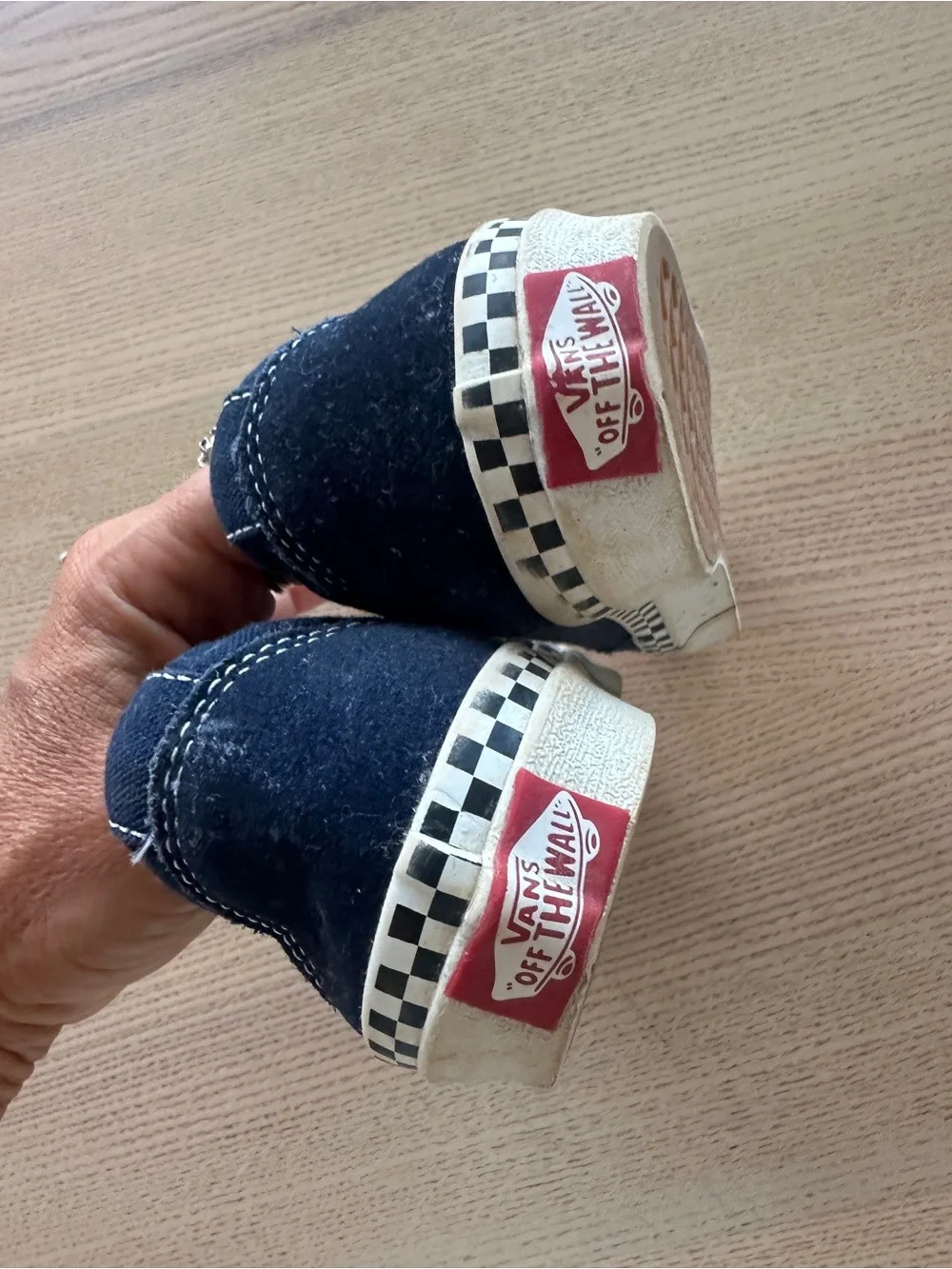 Vans navy canvas